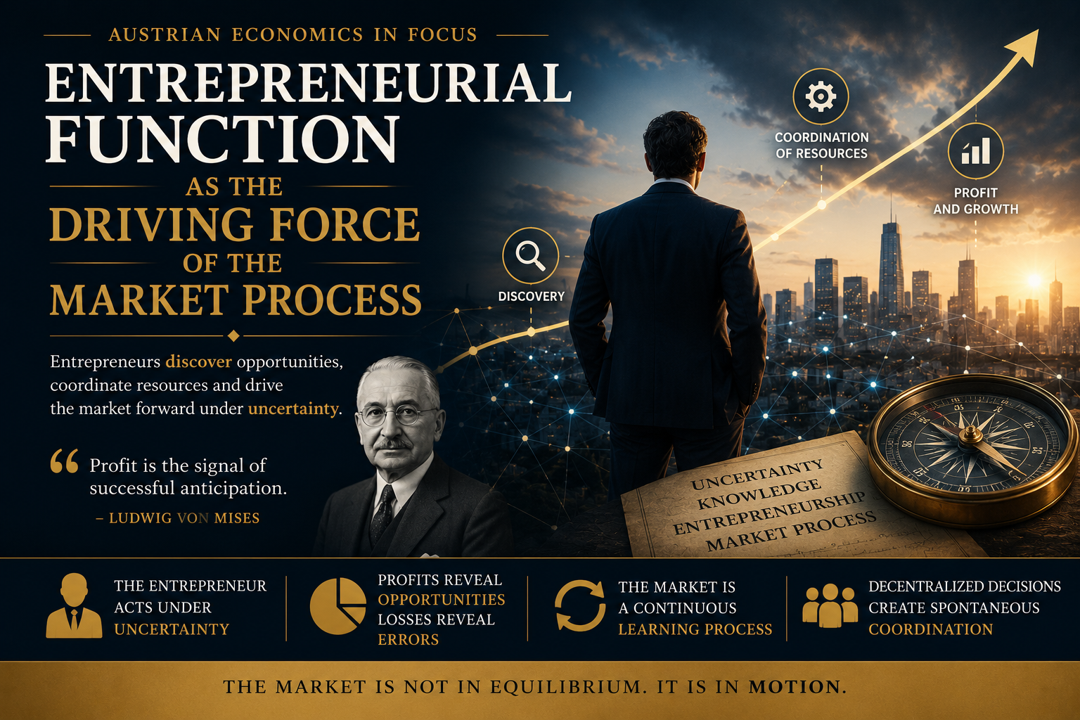 Entrepreneurial Function as the Driving Force of the Market Process