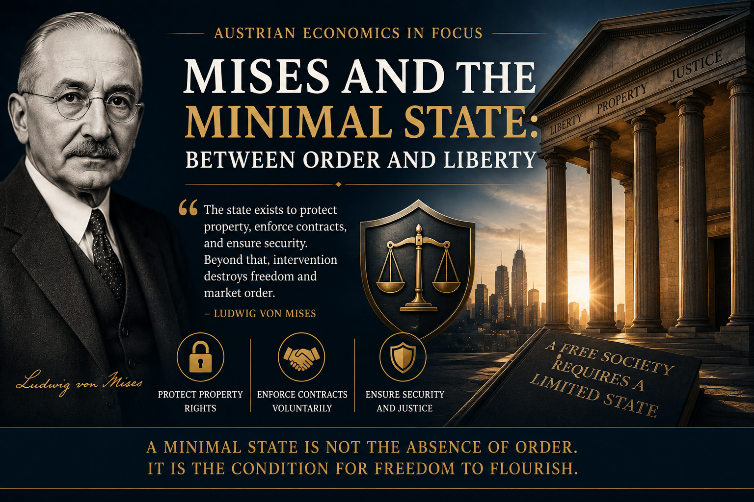 Mises and the Minimal State: Between Order and Liberty